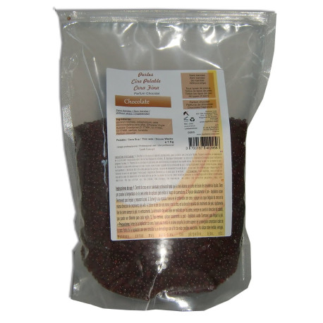 Perles de cire à épiler pelable parfum Chocolat, 1 kg. Cire fine sans bande