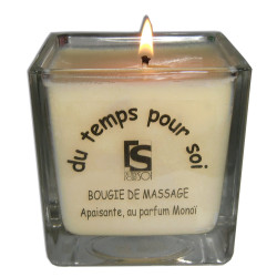 Monoï, bougie de massage pour les amoureux du végétal en massage