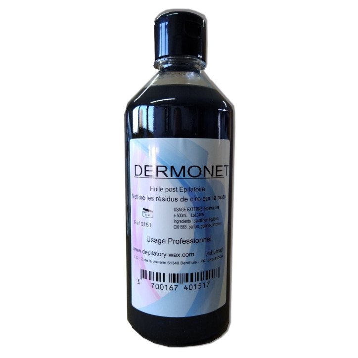 Huile post épilation - Dermonet - 500 ml Huile post épilation - Dermonet - 500 ml