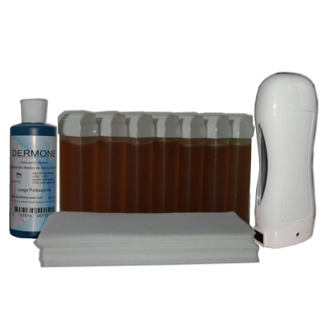 Kit SOLOR -  7 x 100 ml cire MIEL - 100 bandes