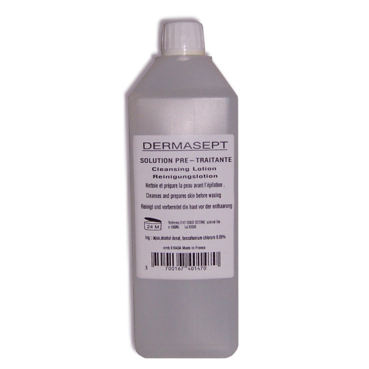 Lotion pré-épilatoire -Dermasept - 1000 ml Lotion pré-épilatoire -Dermasept - 1000 ml